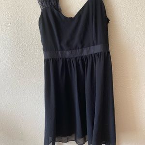 Forever 21 Dresses - Little Black dress lace/chiffon goth Witchy M Forever 21 Dresses - Little Black dress lace/chiffon goth Witchy M